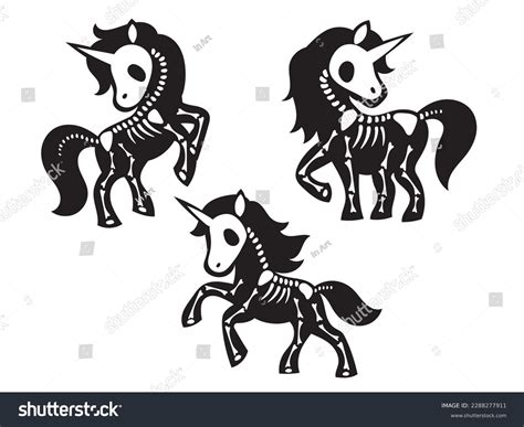 Skeleton Unicorn: Over 761 Royalty-Free Licensable Stock Vectors & Vector Art | Shutterstock