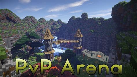 Minecraft - PvP Arena / KitPvP Map [1.7 - 1.12] [Map + Schematic Download] - YouTube