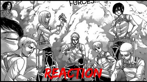 Attack on Titan Manga 128 Live Reaction Part 2 - Confronting the Yeagerists - YouTube