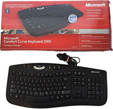 Microsoft Comfort Curve Keyboard 2000 : Amazon.ca: Electronics