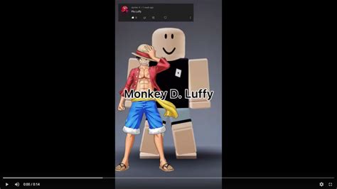 Luffy Roblox Avatar | Luffy, Roblox, Monkey d luffy