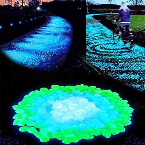 Gleam - Glow-in-the-Dark Garden Pebbles in 2020 | Glow stones, Colorful garden, Stone decor