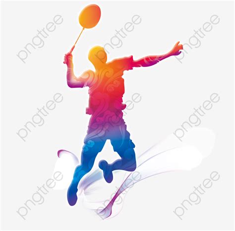 Badminton Players Creative, Badminton, Athlete, Play PNG Transparent Clipart Image and PSD File ...