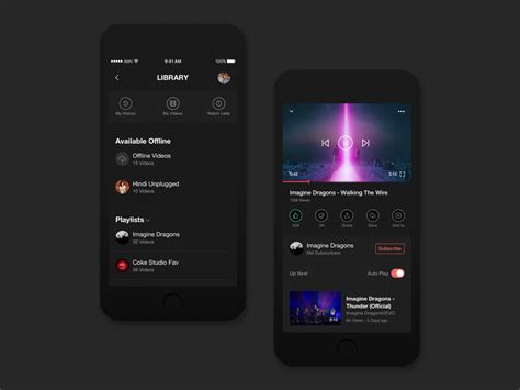 Youtube Dark Mode by Abhishek on Dribbble