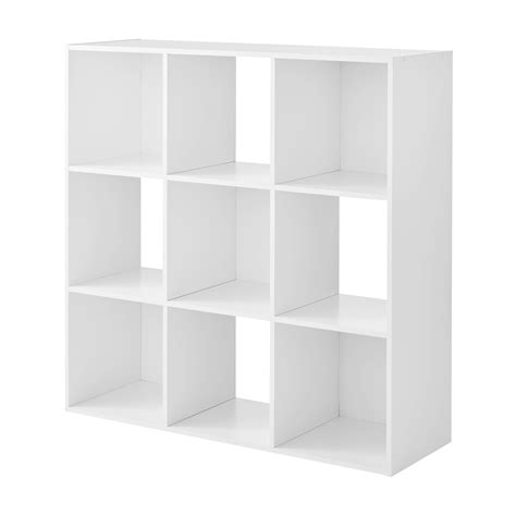 Mainstays 9-Cube Storage Organizer, White - Walmart.com