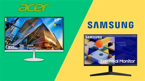 Acer vs Samsung Monitor | Choosing the Best for Your Needs