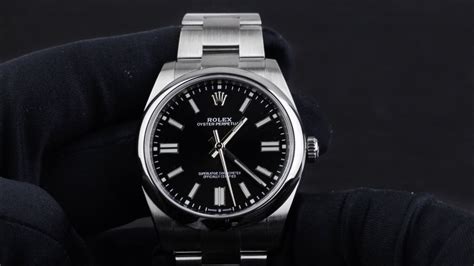 Rolex Oyster Perpetual 41 Black Dial 124300 2020 Novelty Unboxing Video ...