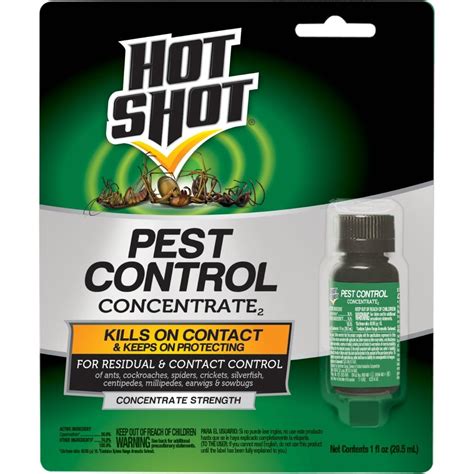 Hot Shot Pest Control Concentrate 1 oz, Residual and Contact Control-HG ...