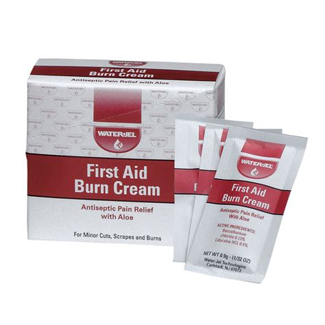 First Aid Burn Cream (25/Box)