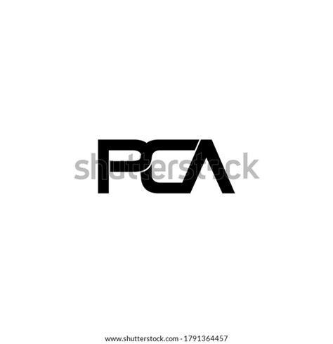 Pca Original Monogram Logo Design Stock Vector (Royalty Free ...