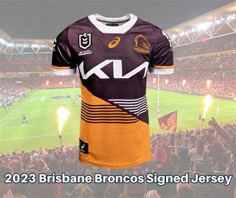 Signed Brisbane Broncos Jersey No. 1 | AirAuctioneer