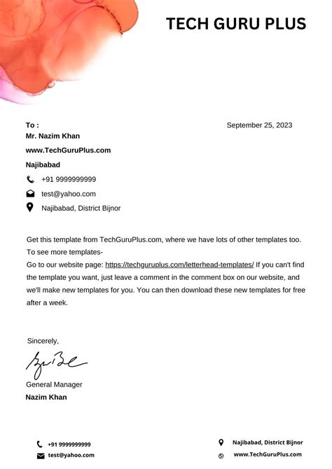 Best Microsoft Word Letterhead Templates