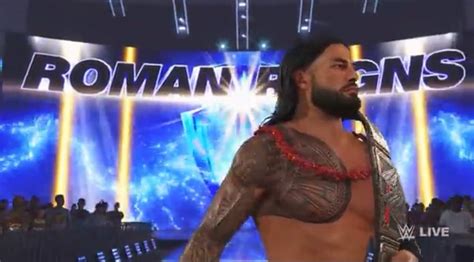 Roman Reigns full entrance in WWE 2K23 : r/WWEGames