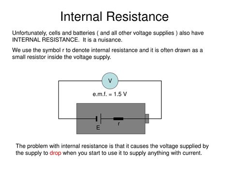 PPT - Internal Resistance PowerPoint Presentation, free download - ID:3382830