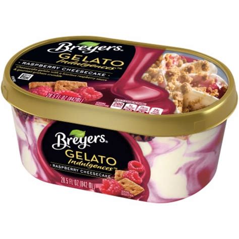 Breyers Gelato Indulgences Raspberry Cheesecake Gelato, 28.5 fl oz - Kroger