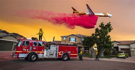 Dramatic scenes from California's wildfires