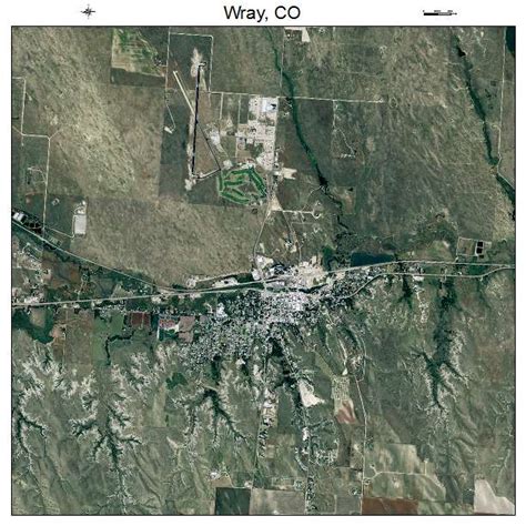 Aerial Photography Map of Wray, CO Colorado