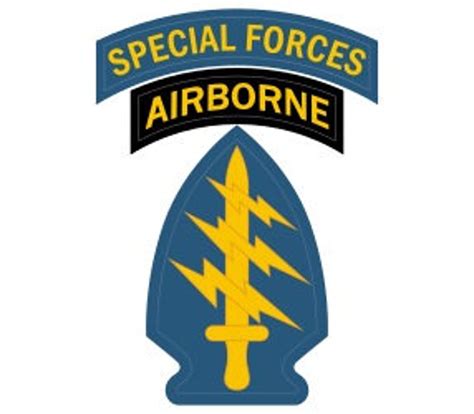 US Army Special Forces With SF Tab Patch Vector Files, Dxf Eps Svg Ai ...