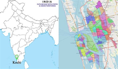 Kochi Municipal Corporation Map, Source: (Open Street Map) | Download ...