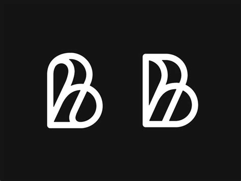 B | Monogram logo design, Architecture logo, Branding design logo