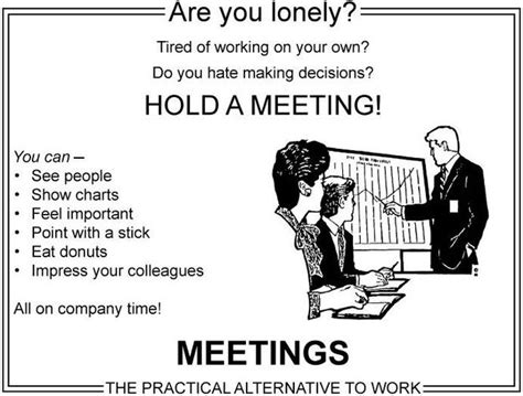 Meetings can be real hit or miss. | Work humor, Office jokes, Meetings ...