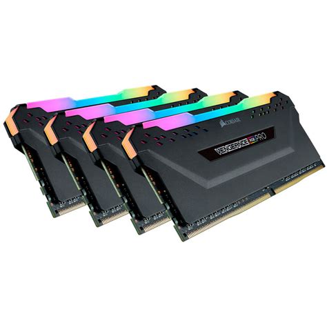 Memoria RAM DDR4 32GB 2666MHz Corsair Vengeance RGB PRO 4x8GB / Negras / CMW32GX4M4A2666C16 | DD ...