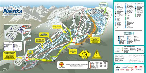 Nakiska Trail Map | SkiCentral.com