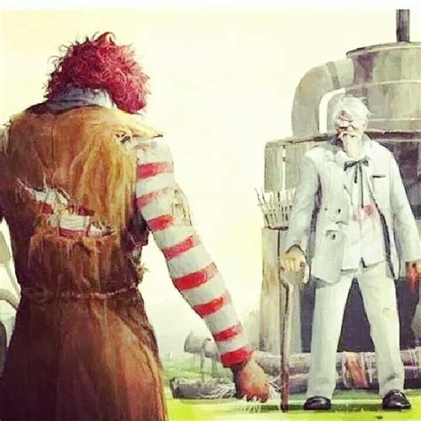 ronald mcdonald vs colonel sanders - Google Search | Pop culture art, Gamer photo, Art