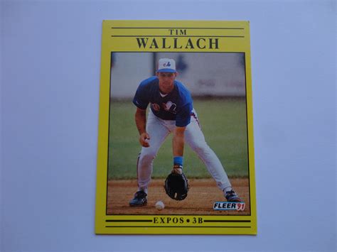 Tim Wallach Fleer 91 Baseball Card Collection. Sports Baseball, Baseball Cards, Expos, Mariners ...