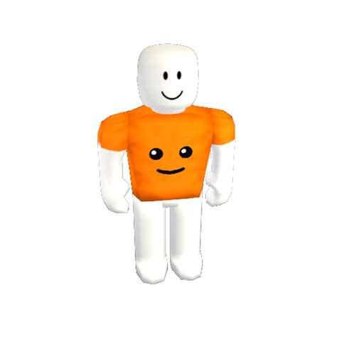 Tee Shirt Lego Man Face Orange | BrickPlanet