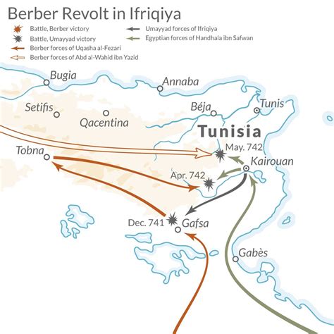 The history of the Berber peoples. by... - Maps on the Web