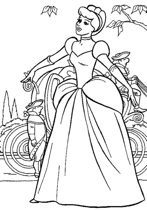 Print & Download - Impressive Cinderella Coloring Pages for Little Girls