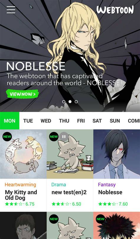 [LINE] LINE Webtoon Released First on Android, Offers Free Comic ...