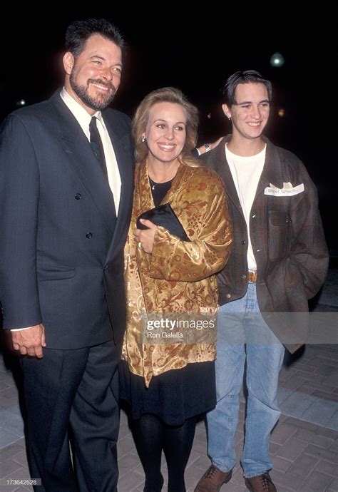 Actress Genie Francis and husband actor Jonathan Frakes and actor Wil ...