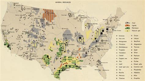 Mineral Resources of the United States (1960s map) : r/MapPorn