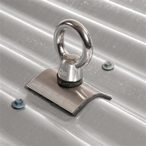 Roof Anchor Point | Eye Bolt Threaded Permanent Metal Roof Anchor