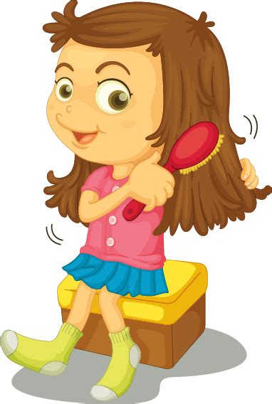 Brushing Hair Clipart | Free download on ClipArtMag