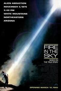 FIRE IN THE SKY Movie POSTER 27x40 D.B. Sweeney Robert Patrick Craig ...