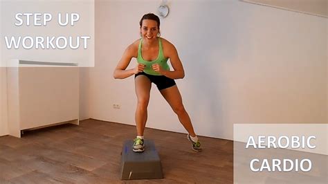 20 Minute Full Body Steps Workout – Calorie Burning Step Up Cardio Training Routine - YouTube