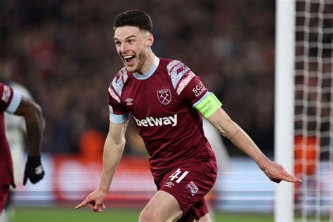 Declan Rice stunner leads West Ham into Europa Conference League semi ...