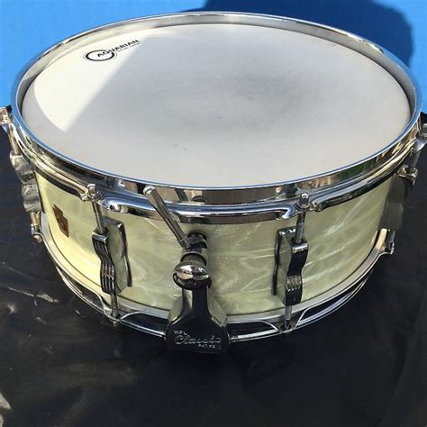 WFL (Ludwig) 14 x 5.5" Buddy Rich Super Classic snare drum circa 1952. Features 3 ply (Mahogany ...