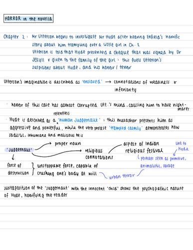 JEKYLL AND HYDE GRADE 9 NOTES (GCSE) | Teaching Resources