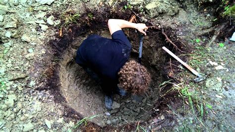 Digging well by hand part 1 - YouTube