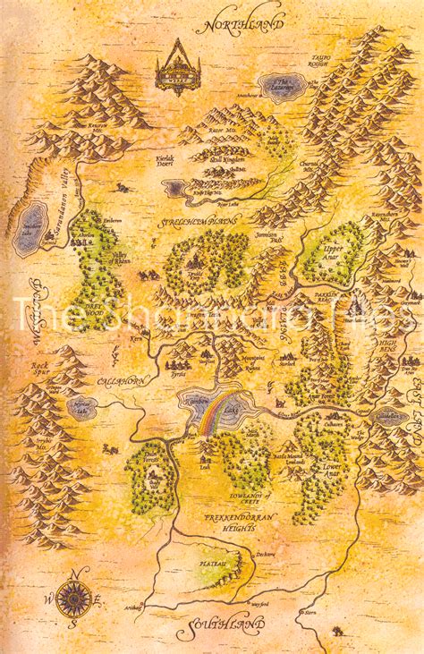 World Of Shannara Map