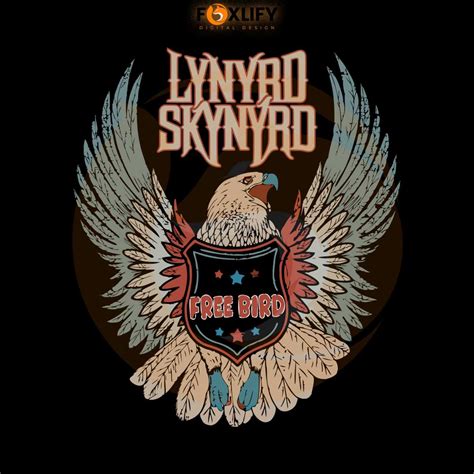 Lynyrd Skynyrd Classic Rock Free Bird SVG Graphic Design File