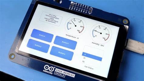 This all-in-dashboard uses the Arduino GIGA Display Shield to control ...