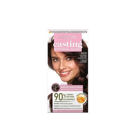 Buy L'Oréal Paris Casting Natural Gloss 323 Dark Brown Chocolate Semi ...