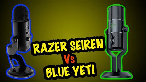 Razer Seiren Vs Blue Yeti - Which is Best? - YouTube