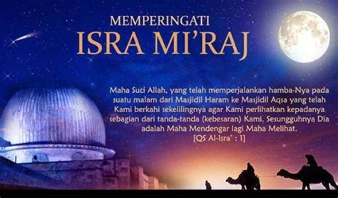 Kisah Lengkap Isra Miraj, Perjalanan Rasulullah ke Langit Ketujuh dan ...