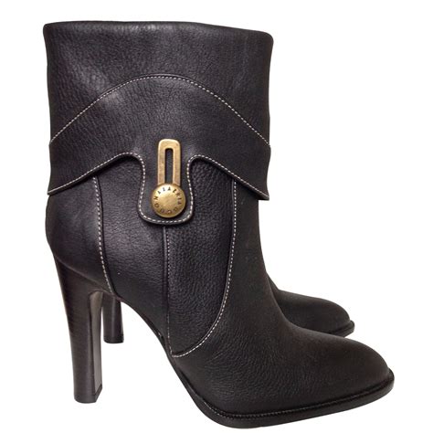 Bcbg Max Azria Ankle Boots Black Leather ref.9475 - Joli Closet